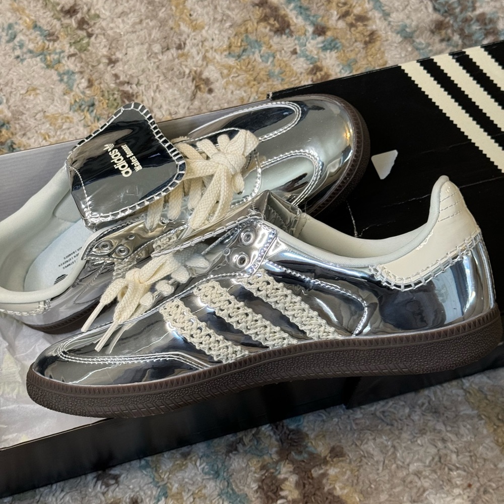 adidas samba wales bonner silver